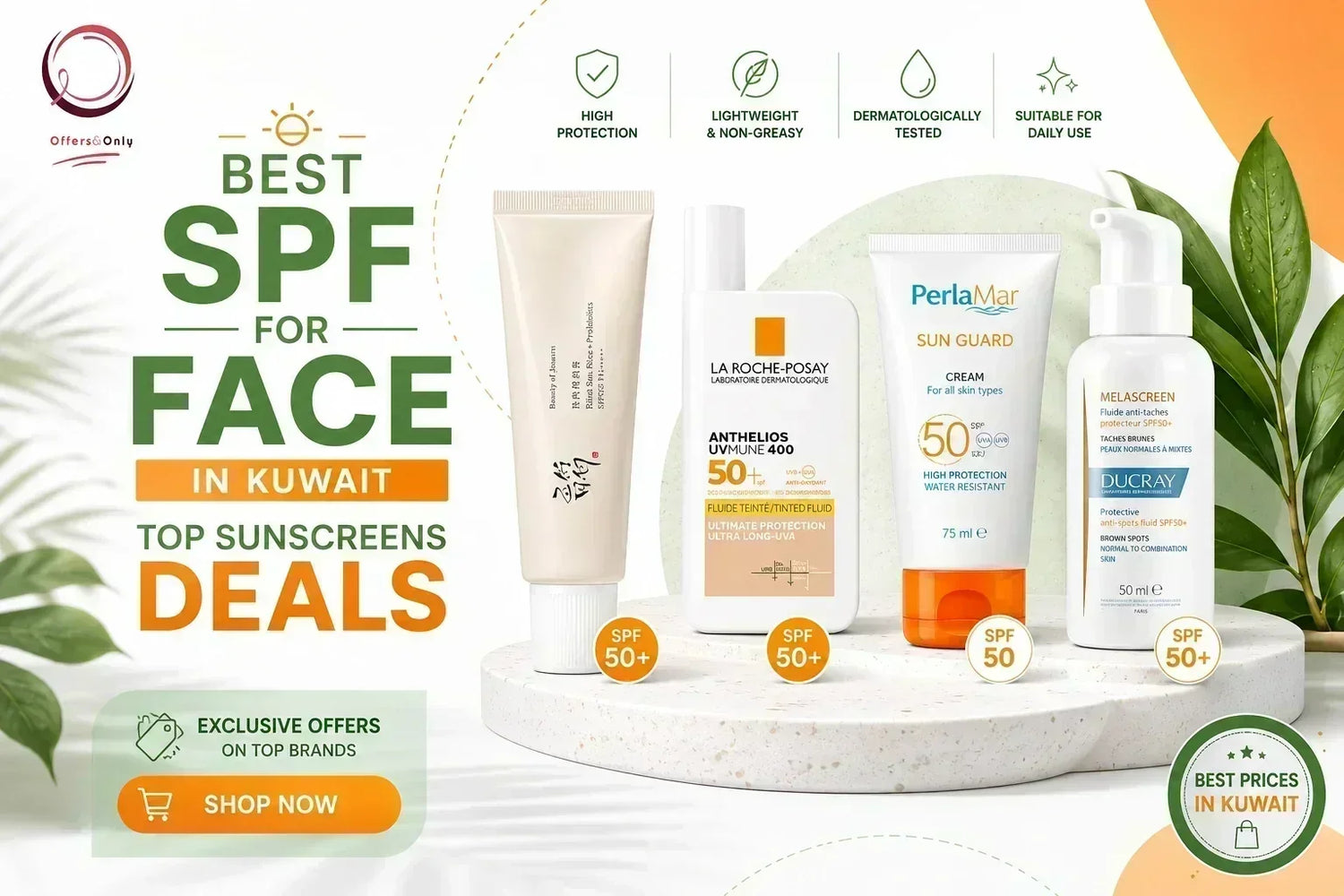 Best SPF for Face in Kuwait : Top Sunscreens Deals