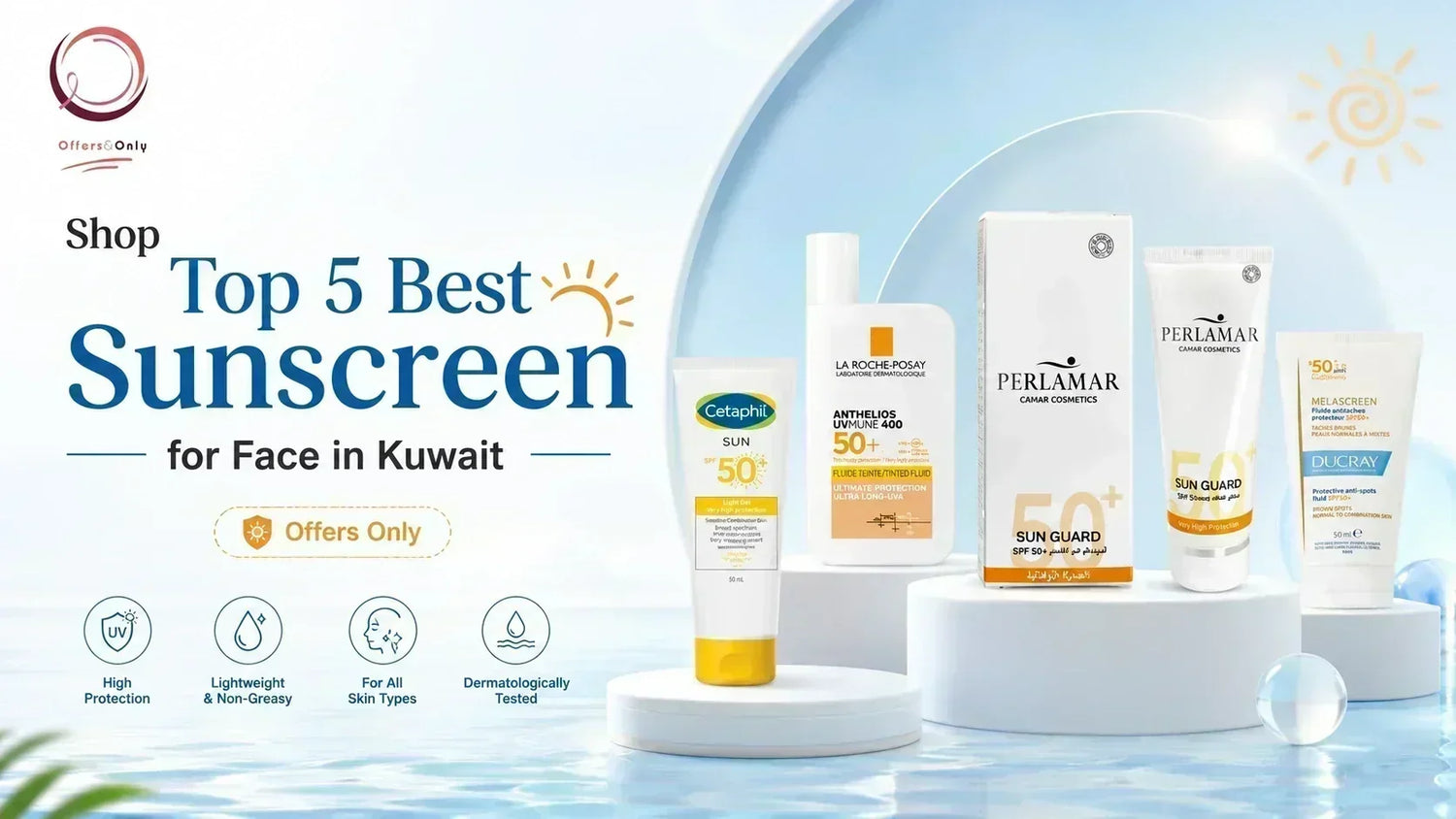 Best Sunscreen for Face Without White Cast in Kuwait