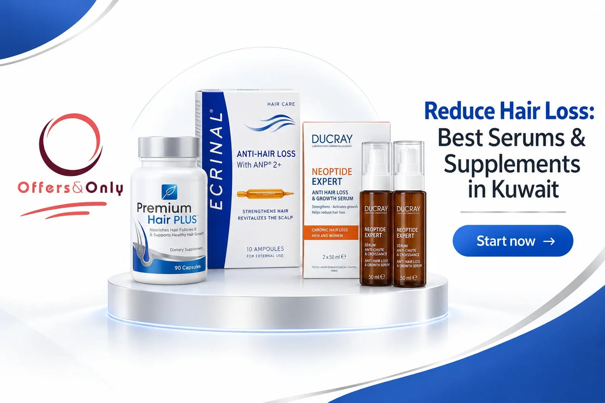 Reduce Hair Loss: Best Serums & Supplements in Kuwait