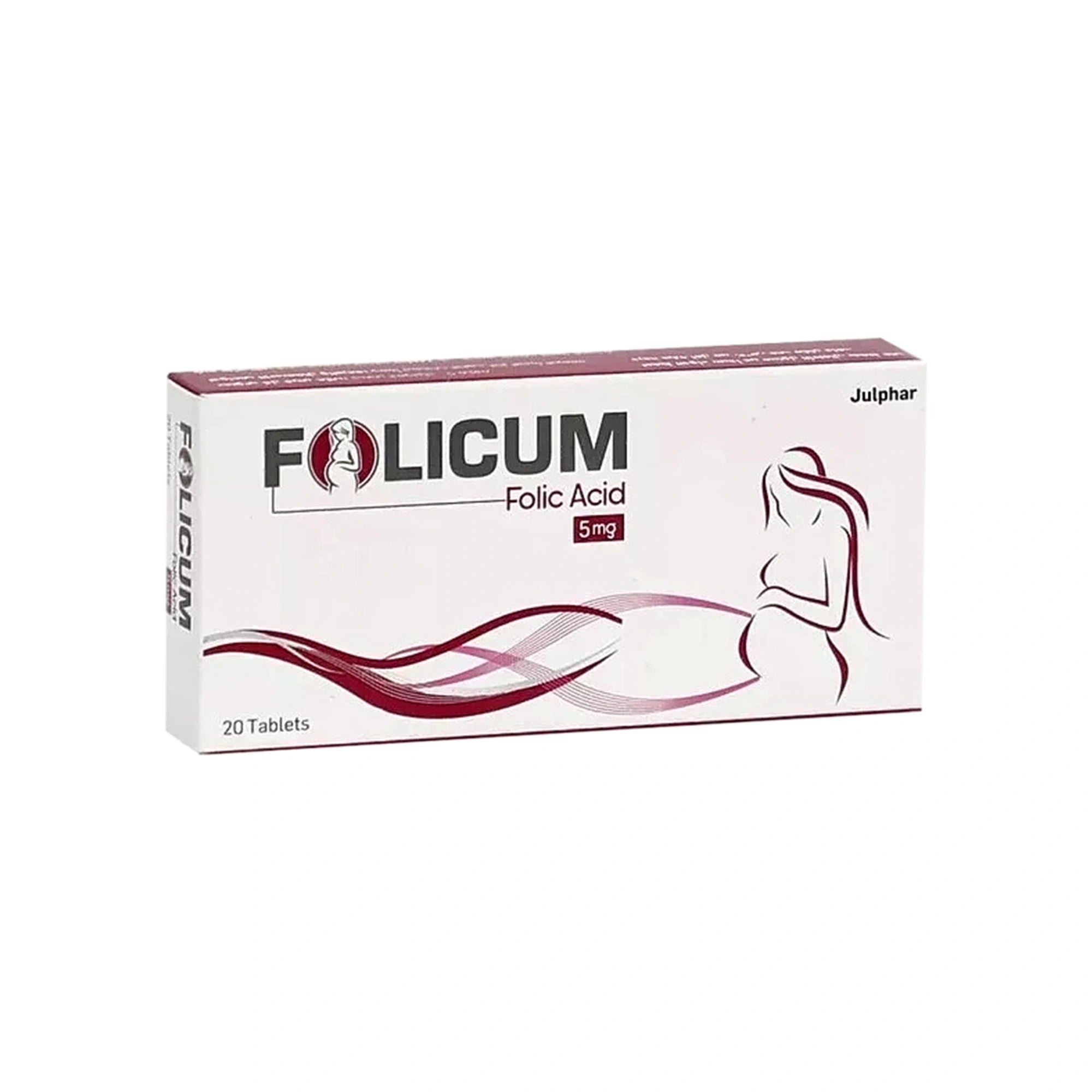 Folicum 5 Mg 20 tablets