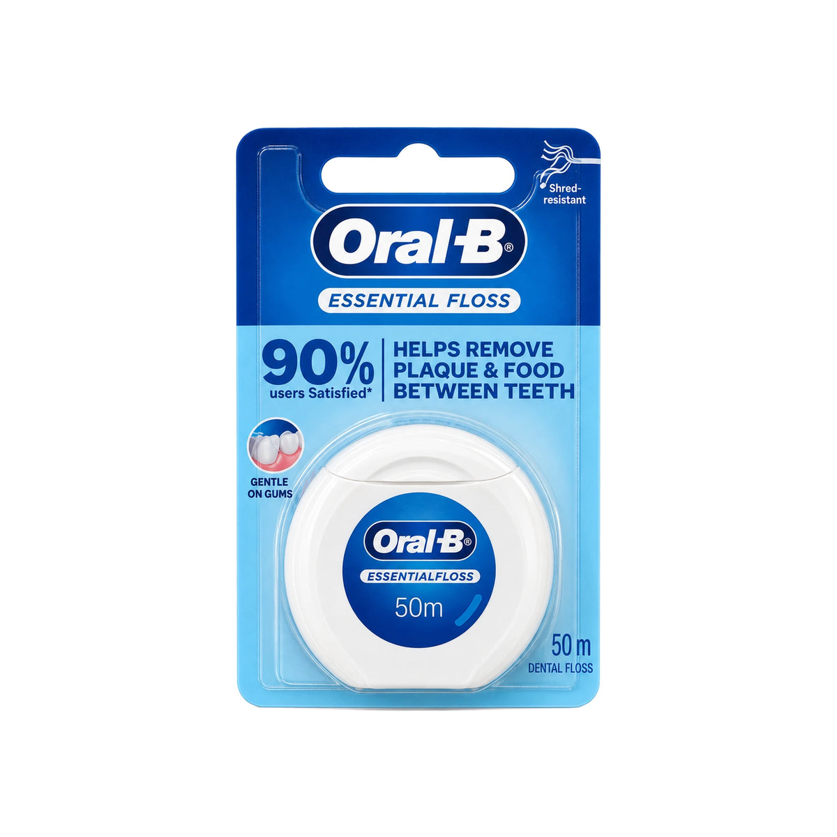 Oral B Essential Unwaxed Dental Floss 50 m