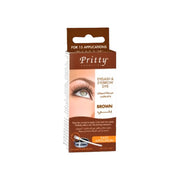 Pritty Eyelash & Eyebrow Dye Kit | Brown| 1 Pc
