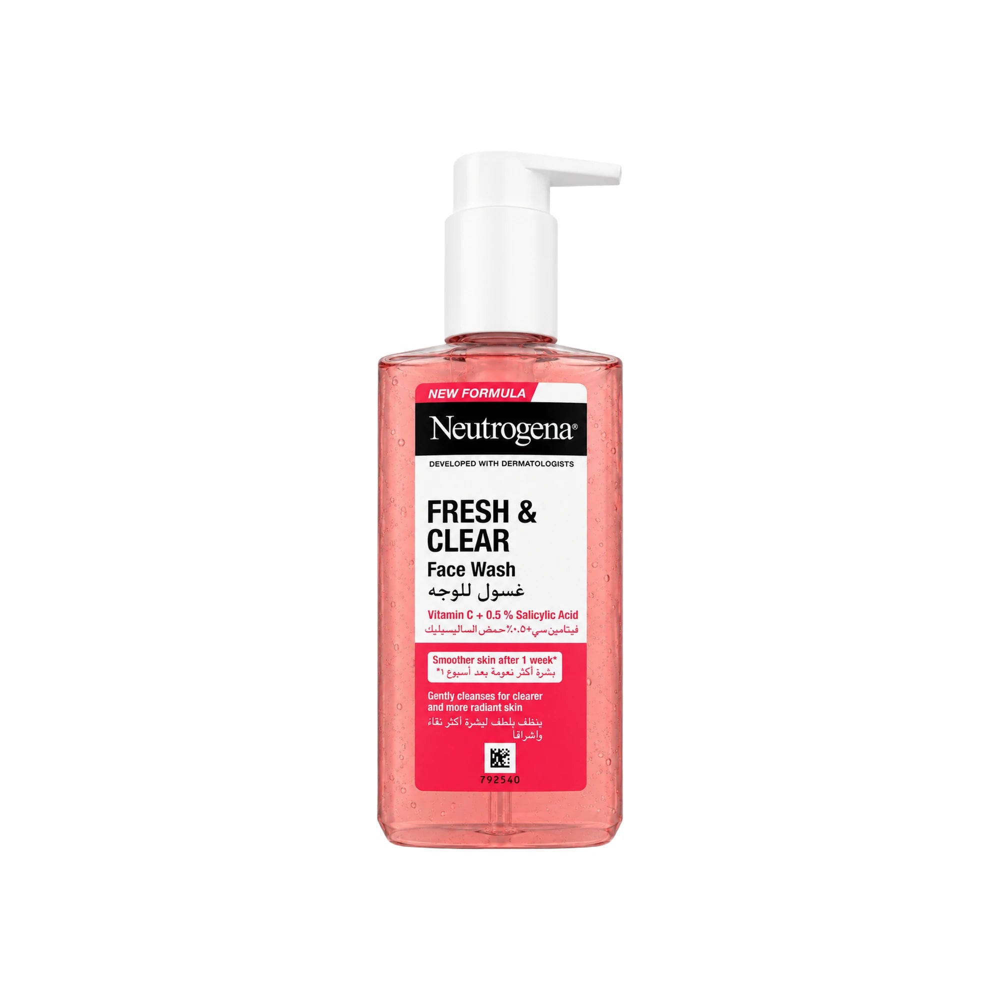 Neutrogena Vclr Pink Grapfruit Facial Wash 200ml