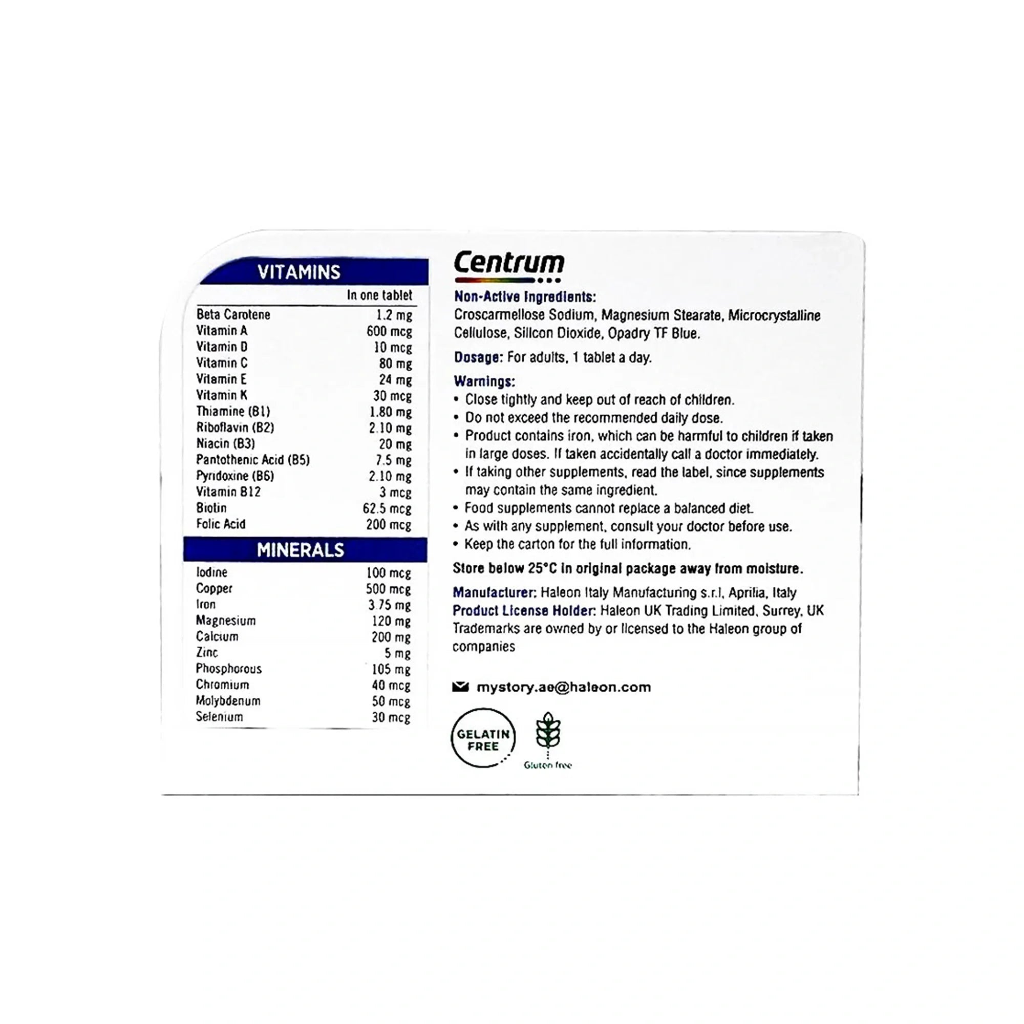 Centrum Men Tablets