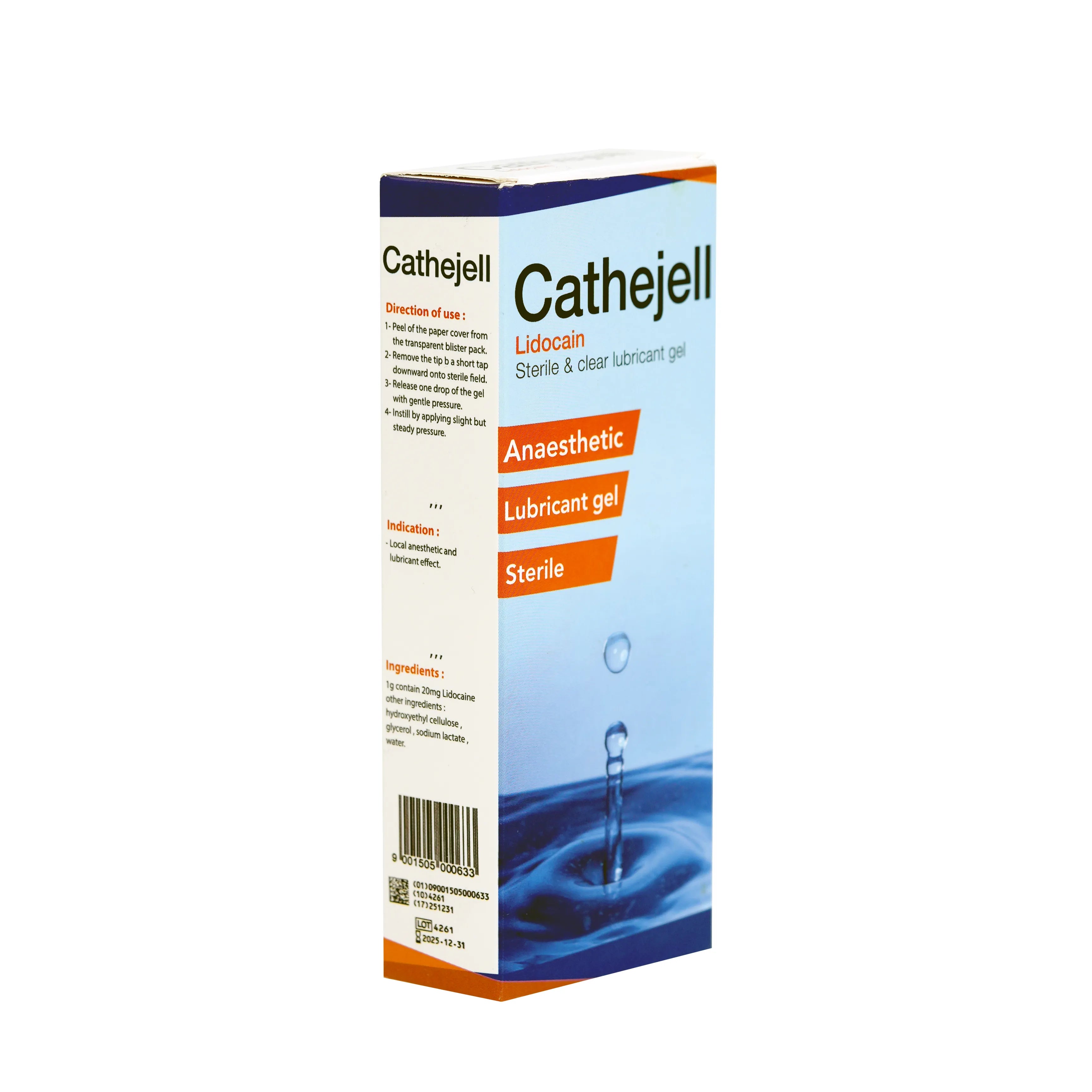 Cathejell Lidocaine Sterile Lubricant Gel 12.5Gm