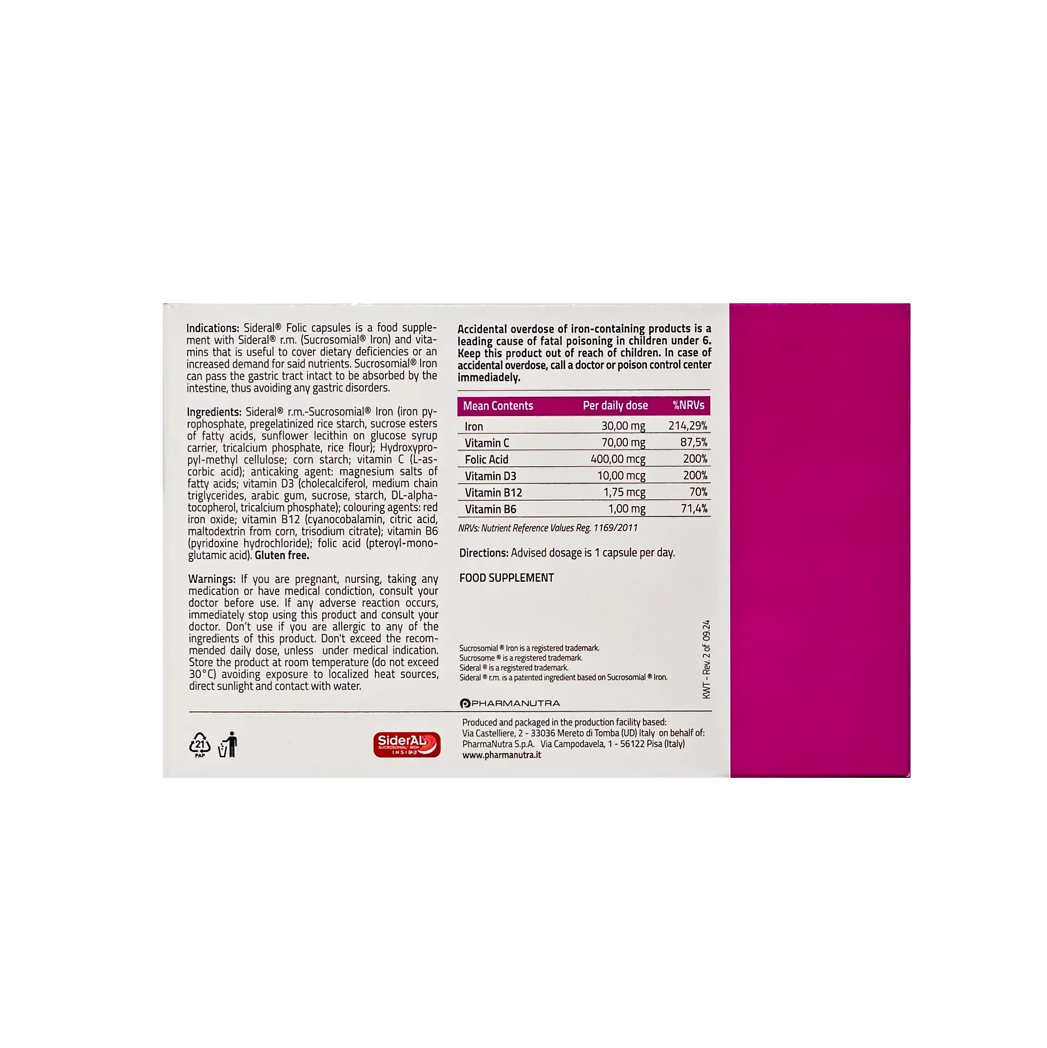 سيدرال فوليك 30 كبسولة   