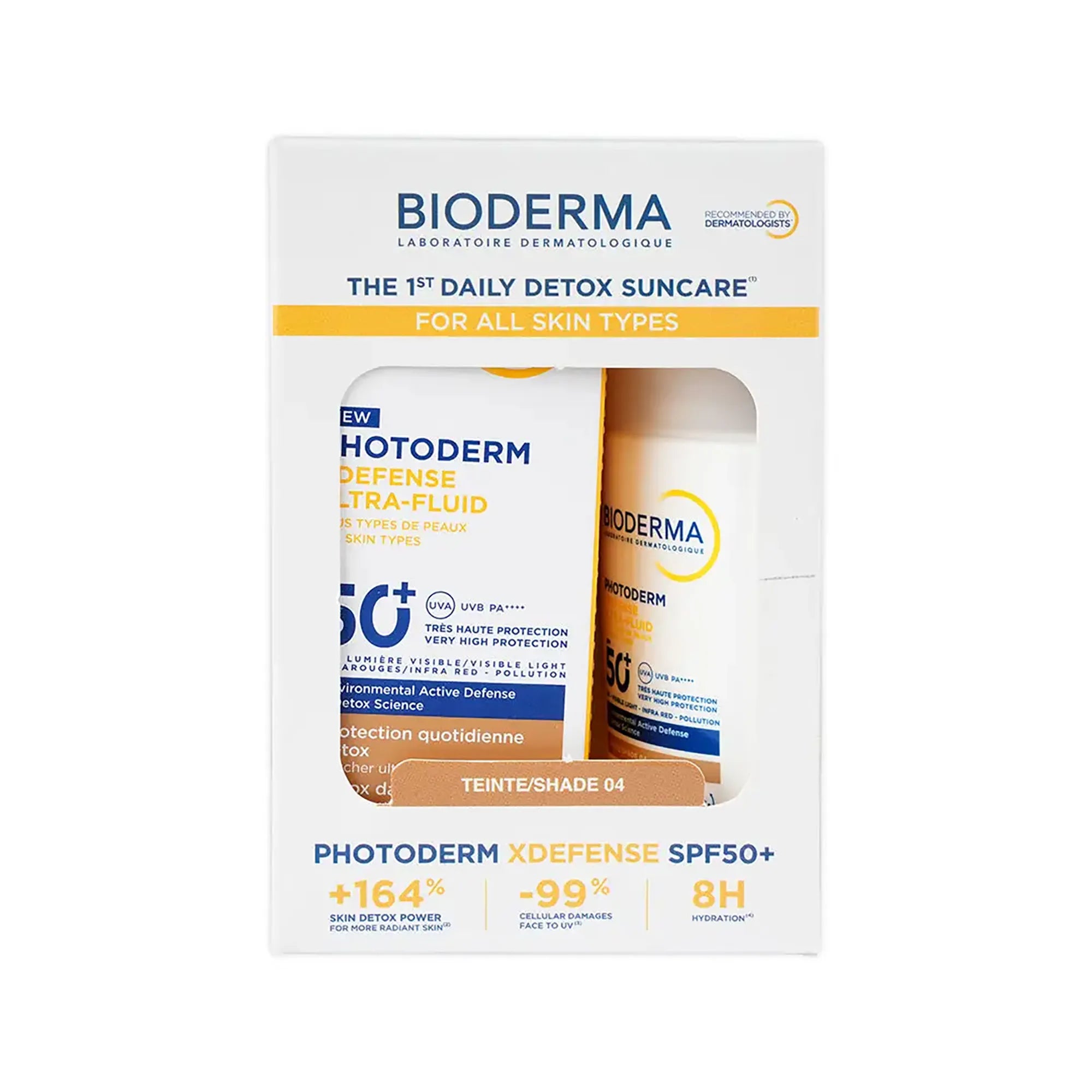 Bioderma Photoderm Xdefense Ultrafluid Spf50+ Tinted Shade 04 40Ml Offer 1+1 Free