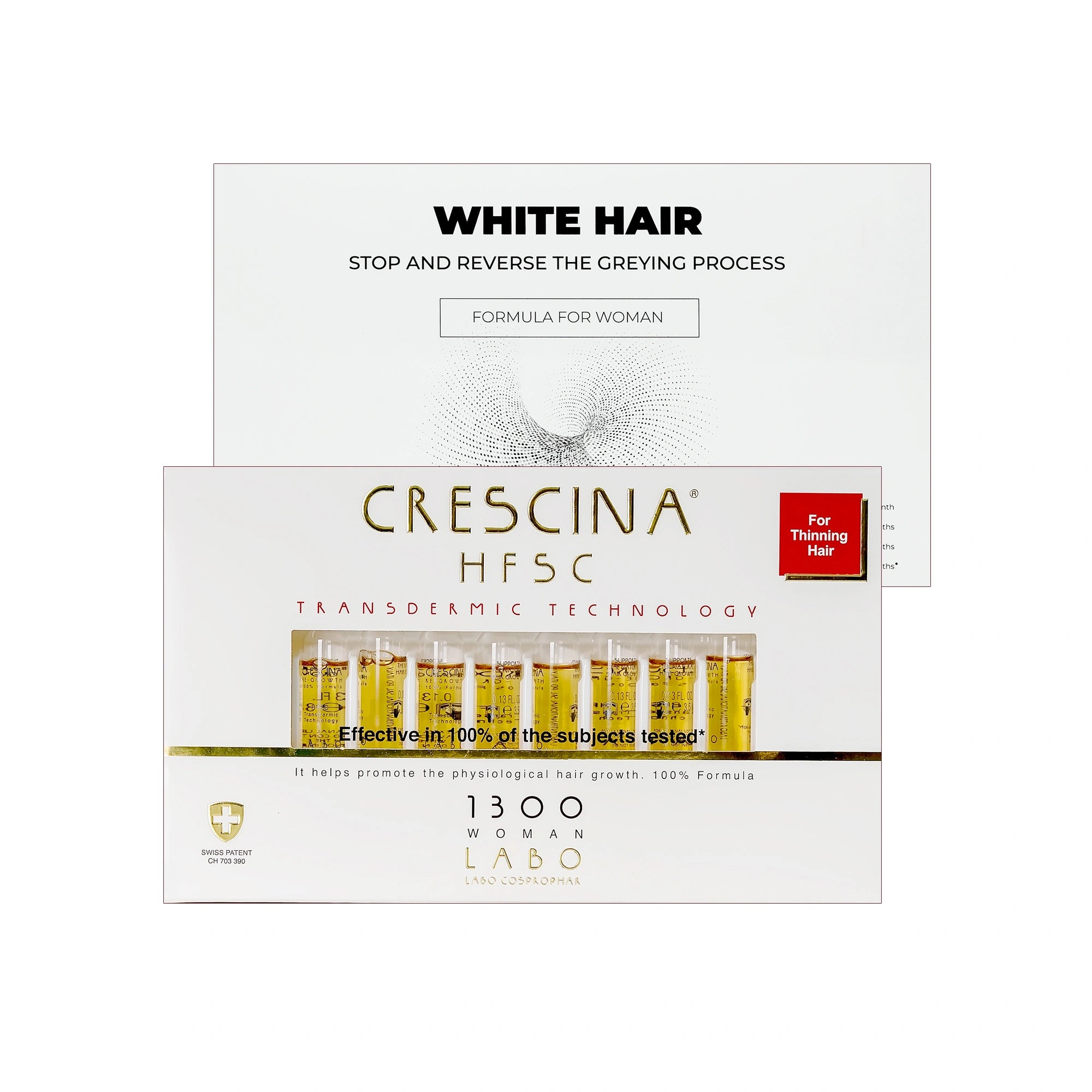 Crescina Women’s Hair Growth & Gray Hair Treatment Set