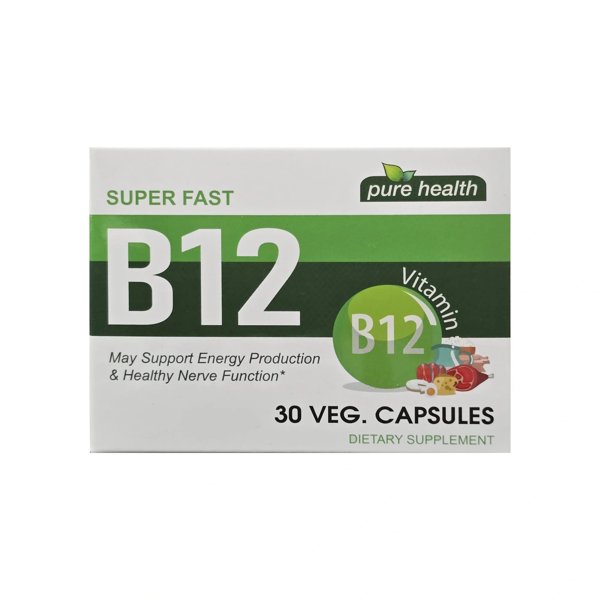 Pure Health Pure Vitamin B12 30 Caps