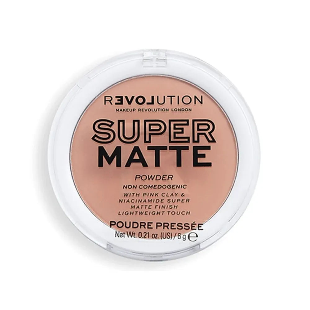 Revolution Super Matte Pressed Powder Medium Tan