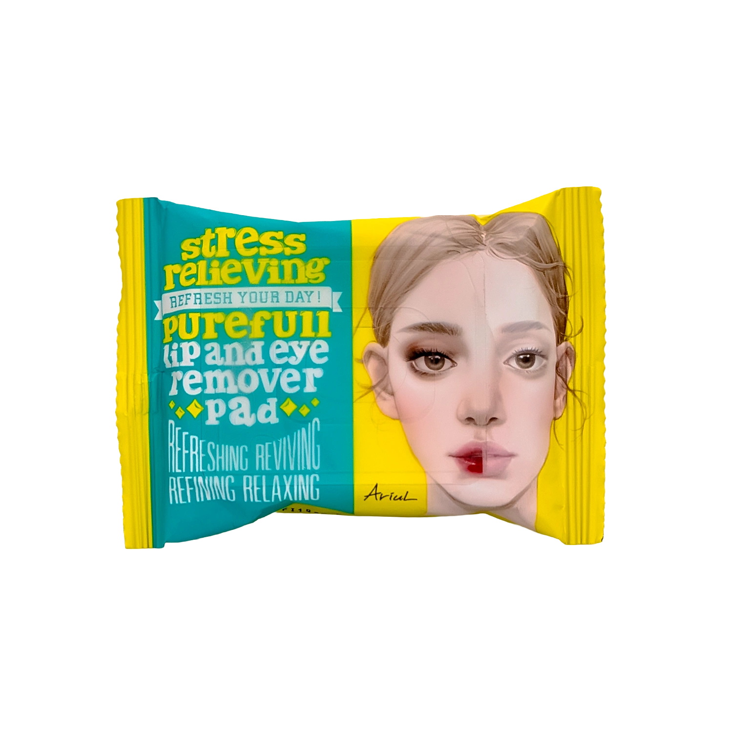 Ariul Stress Relieving Purefull Lip And Eye Remover Pad