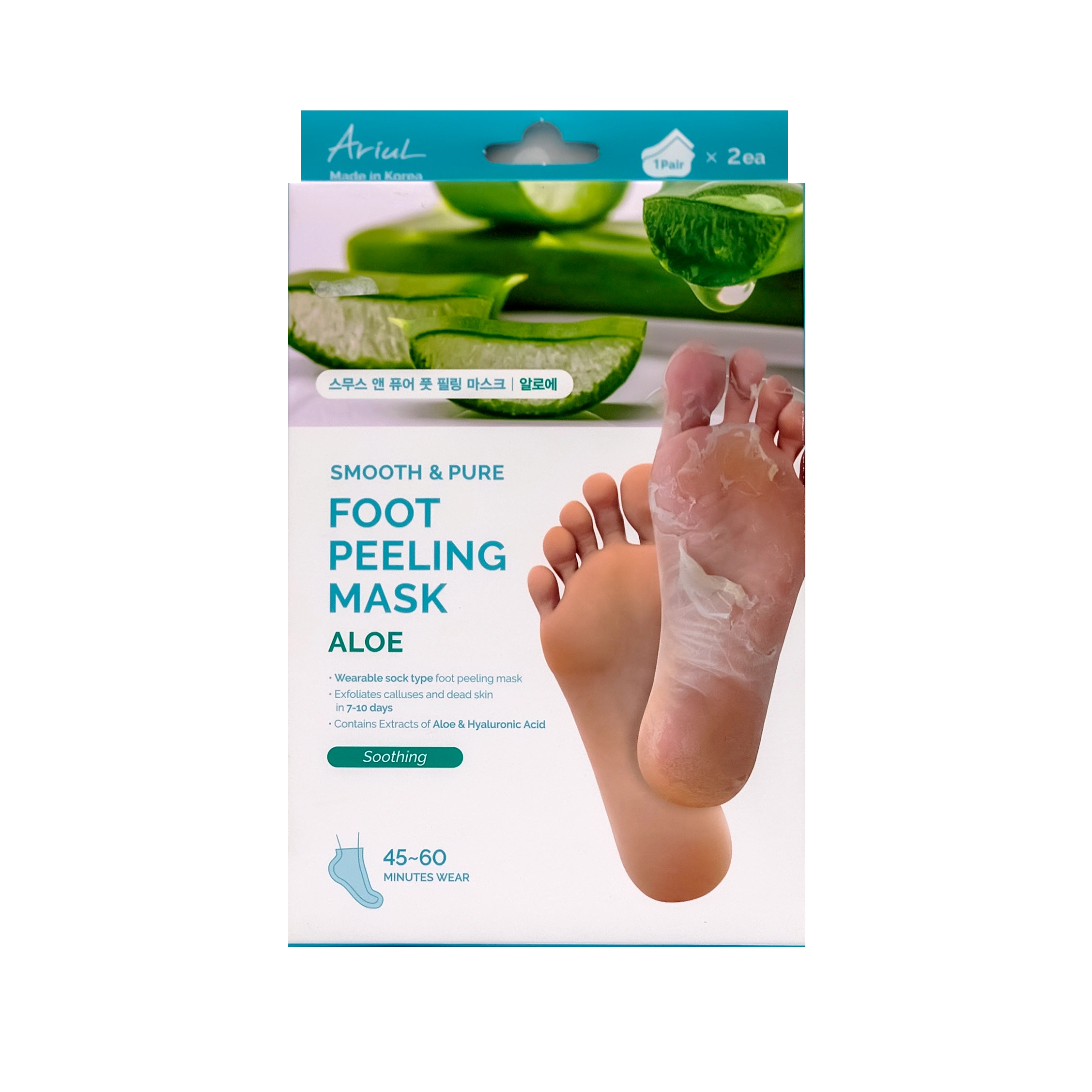 Ariul Smooth & Pure Foot Peeling Mask Soothing (Aloe)