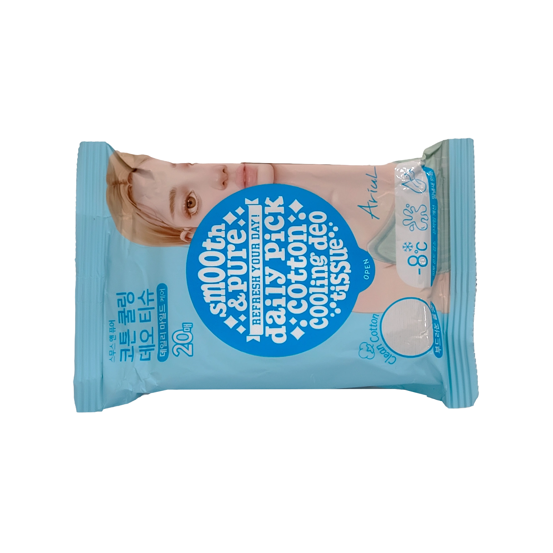 Ariul Smooth & Pure Cotton Cooling Deo Tissue