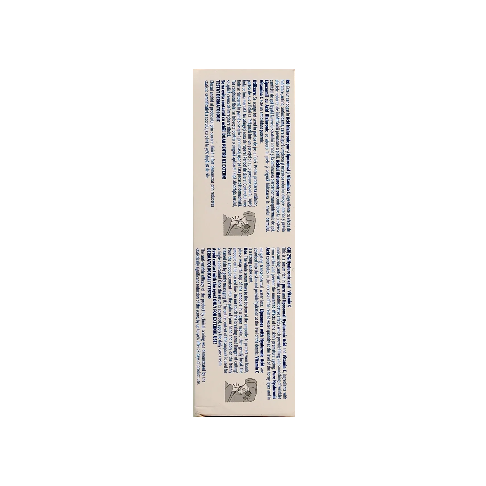 Gerovital Hyaluronic Acid And Vit C Ampoules 10*2 Ml