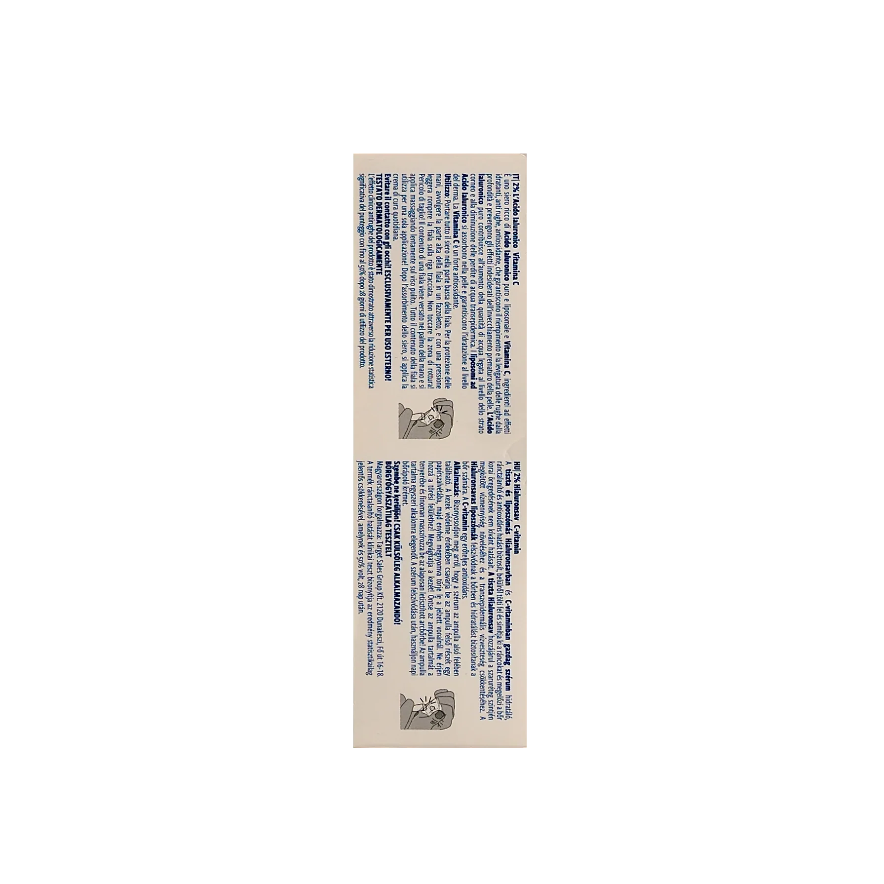 Gerovital Hyaluronic Acid And Vit C Ampoules 10*2 Ml