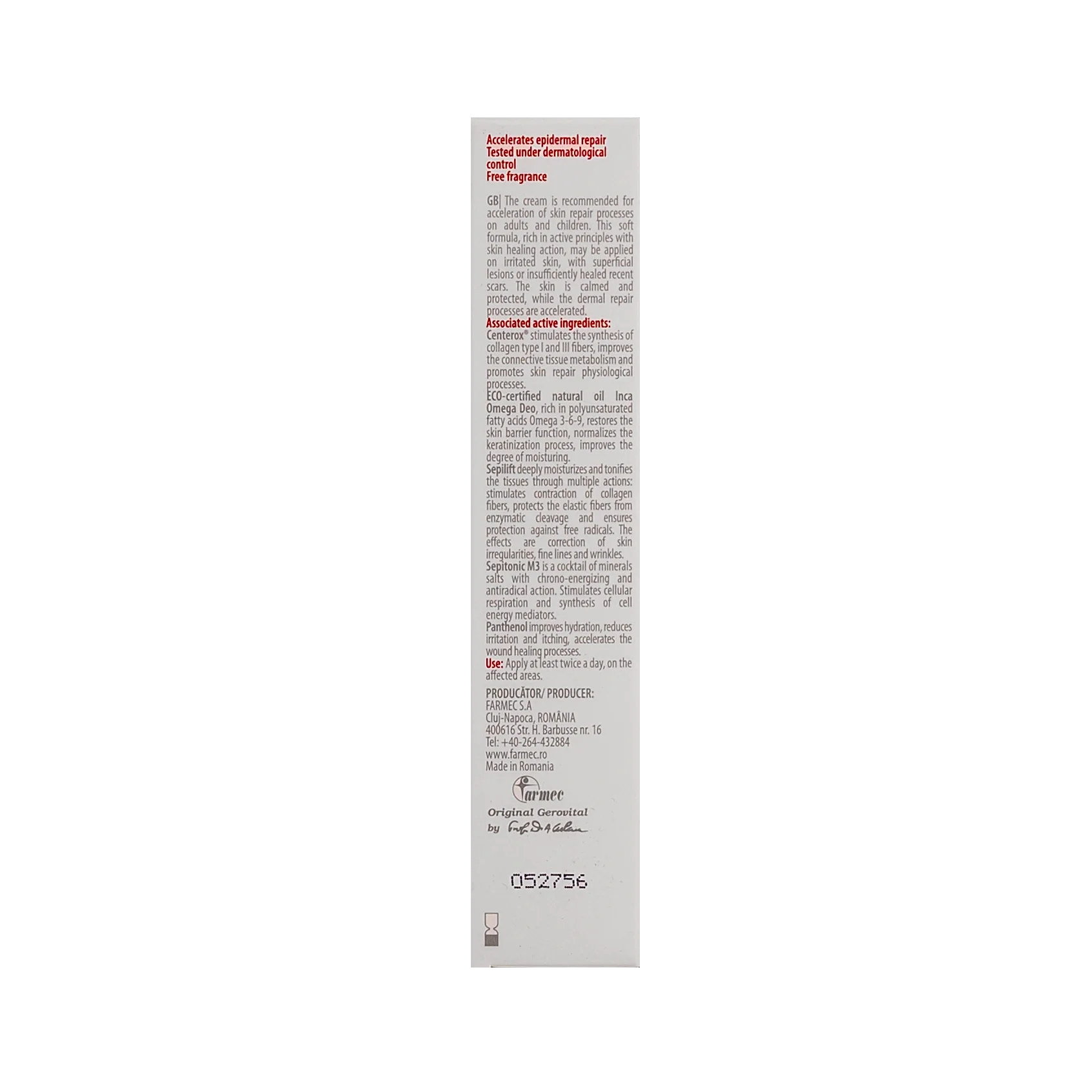 Gerovital H3 Derma+ Dermal Repair Cream 50Ml