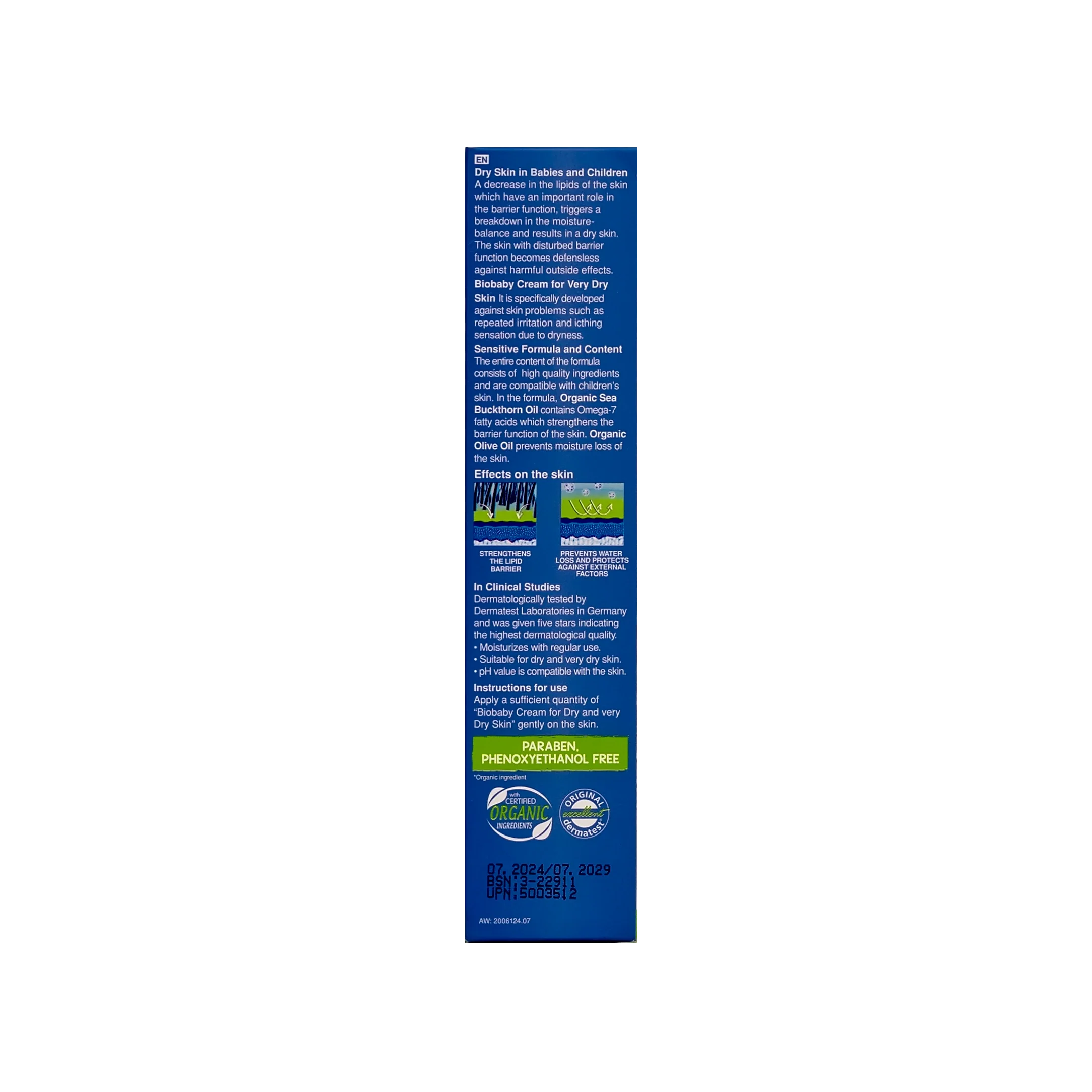 Biobaby Atocare Cream For Very Dry Skin Ultra-Sensitive 100Ml