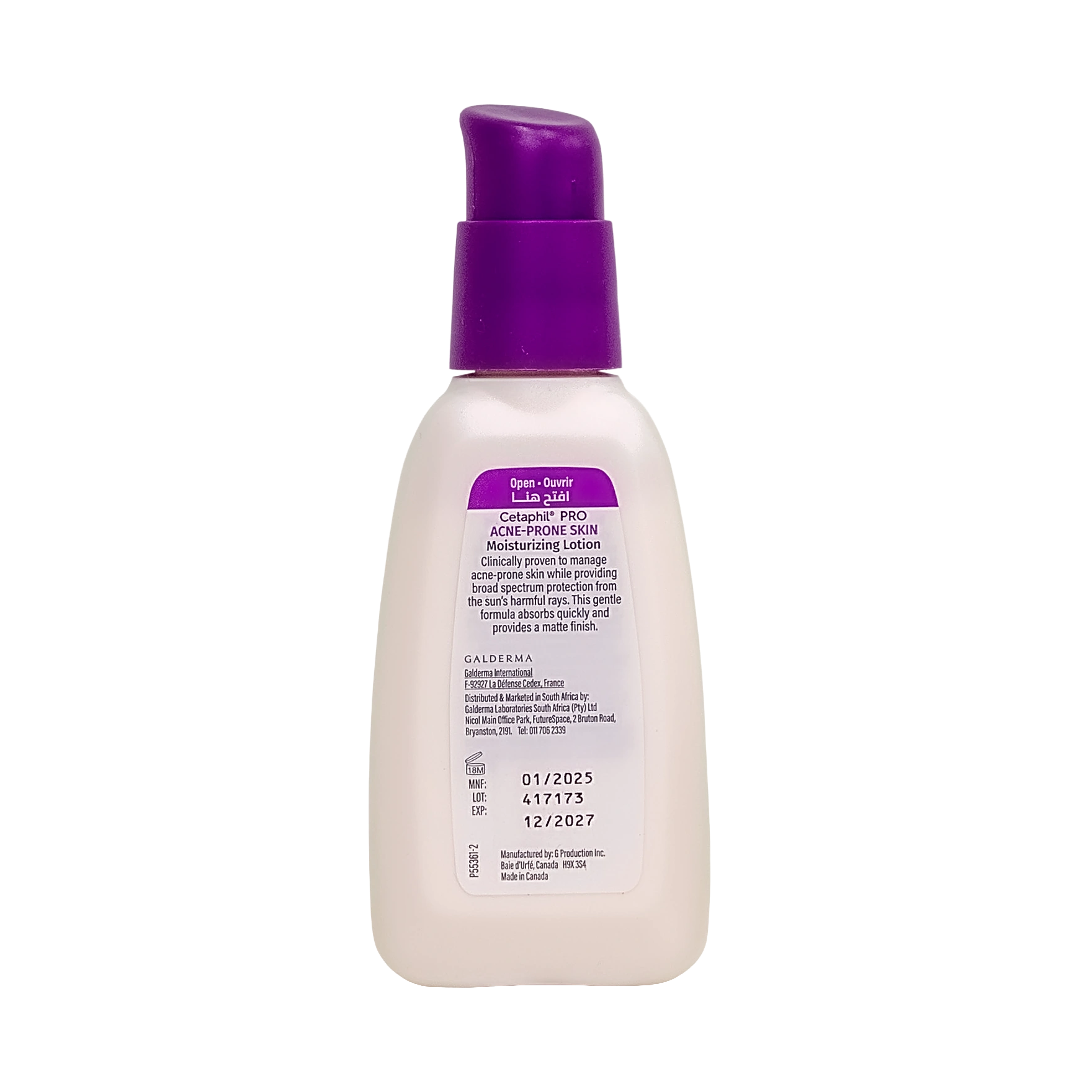 Cetaphil Pro Acne Prone Moisturising Lotion SPF 30 118ml