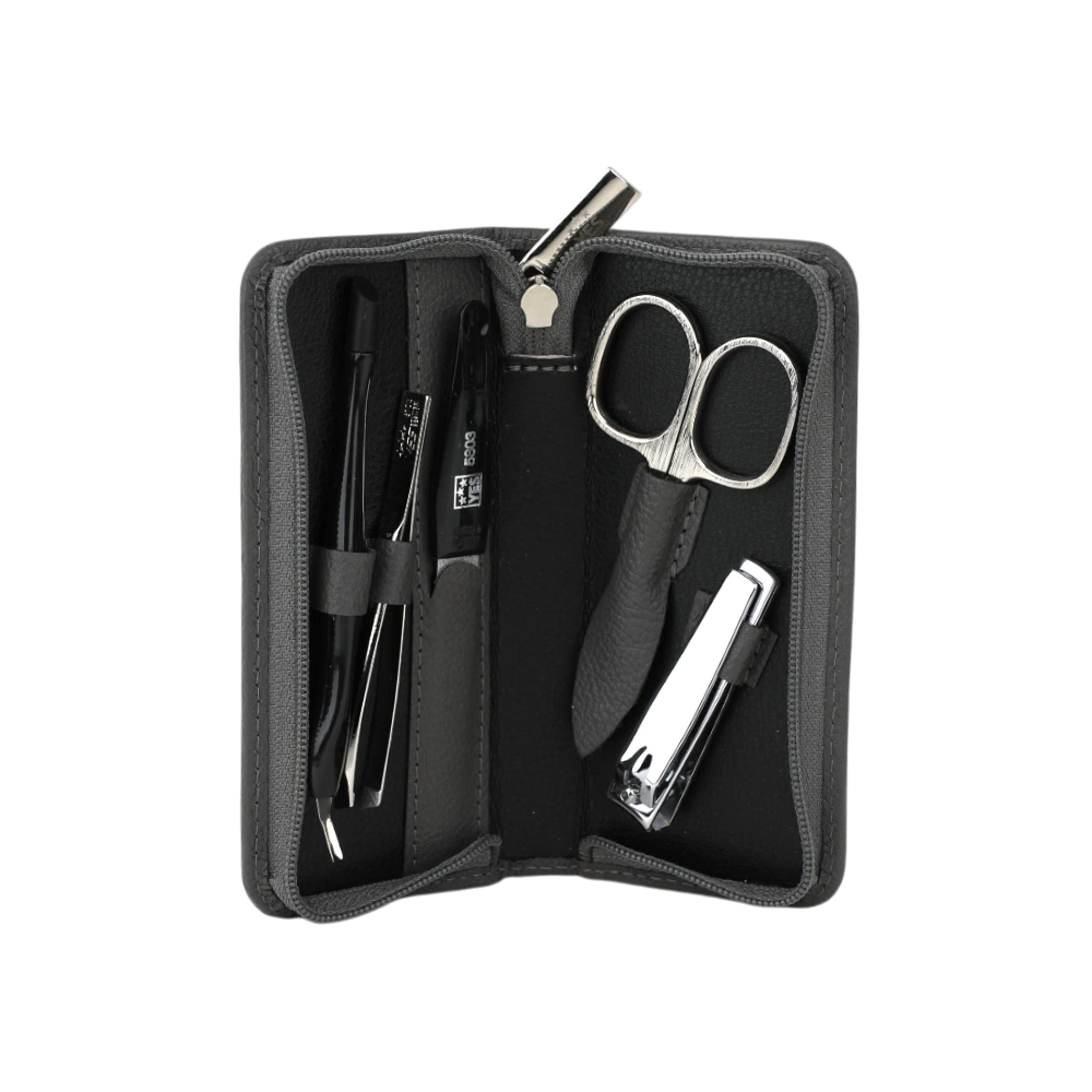 Erbe Solingen-Manicure Case5Pc Blue Leather # 99264