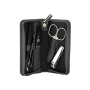 Erbe Solingen-Manicure Case5Pc Blue Leather # 99264