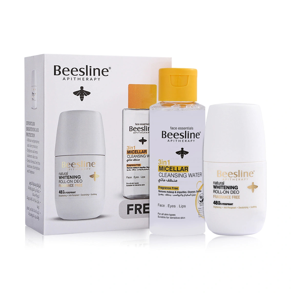 Beesline Fragrance Free Deodorant 50ml + Micellar Water 100ml Free