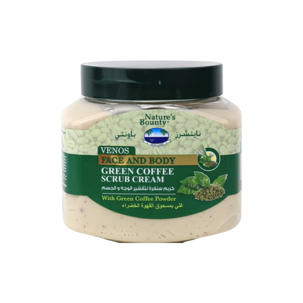Nature's Bounty Face & Bady Scrub Cream Green Coffee 300ml
