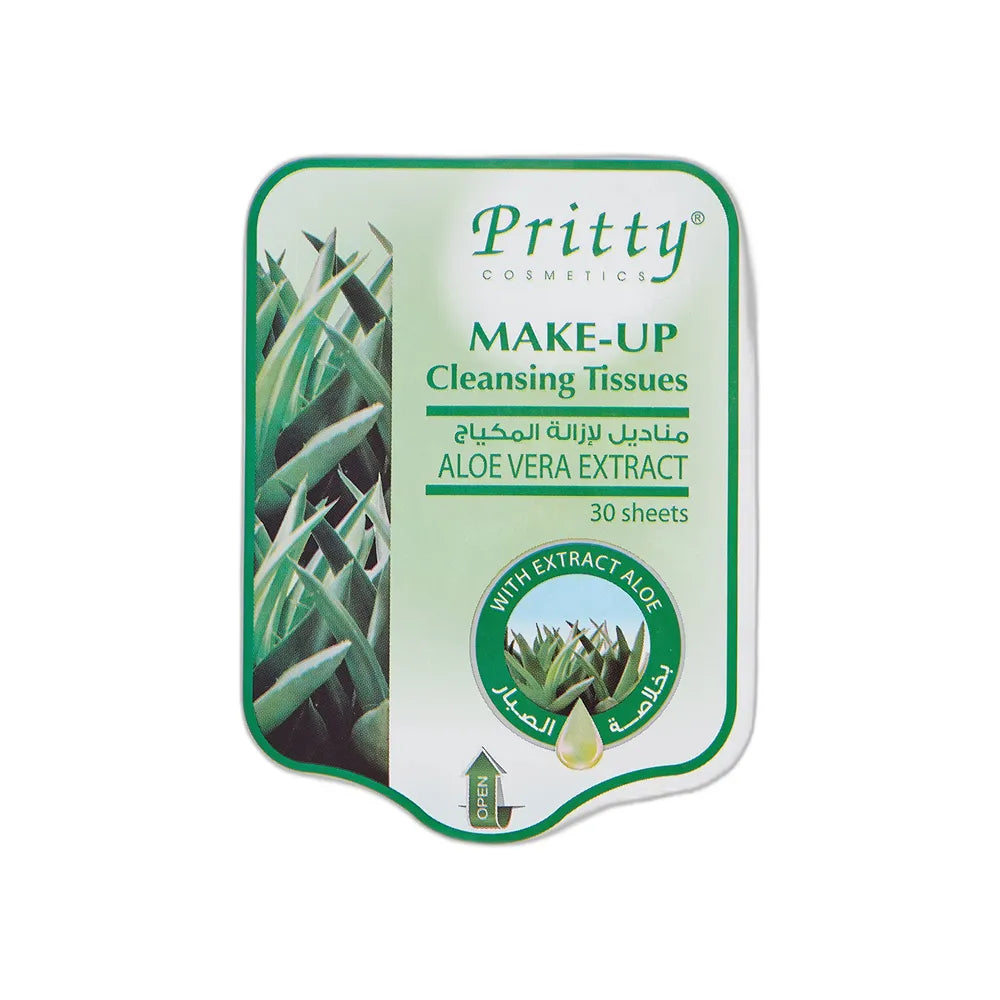 Pritty Aloe Makeup Tissue 30 Pcs