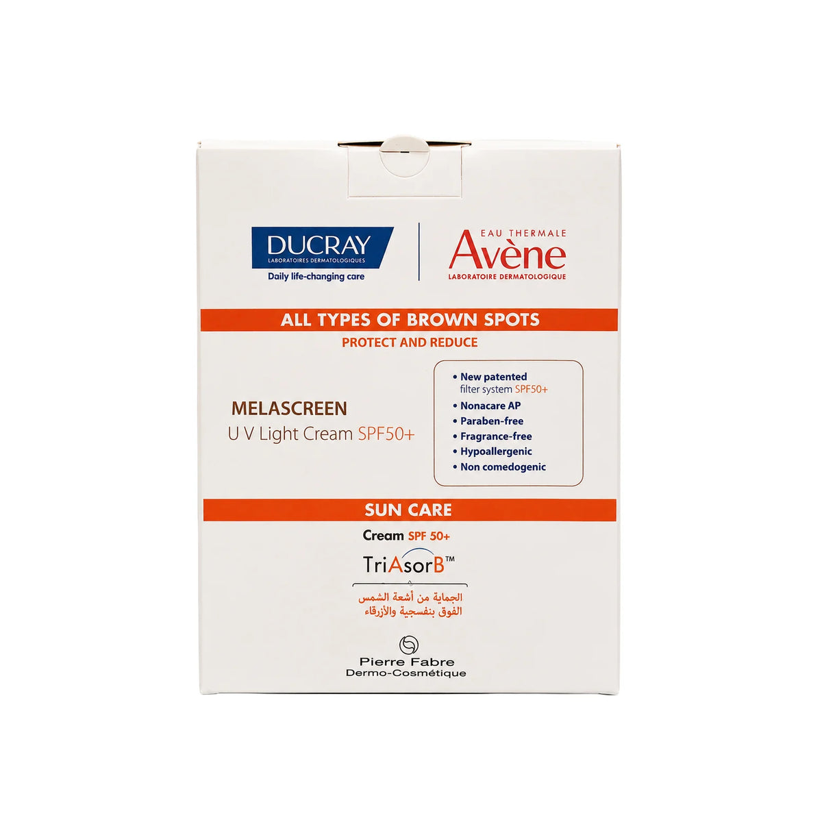 Ducray Melascreen SPF50+ 50ml + Avene Fluid SPF50+ 50ml Free