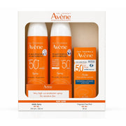 Avene Adults Spray SPF50+ 200ml+200ml Free + Avene Fragrance Free Fluid SPF 50ml Free