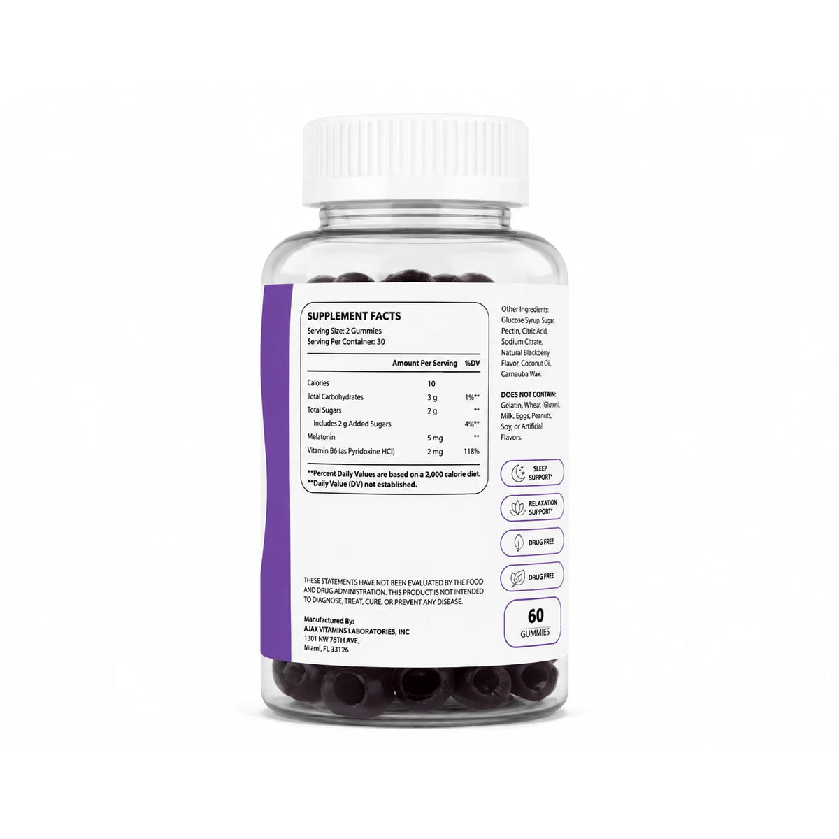 Dose Of Dreams Melatonin 5mg 60 Gummies