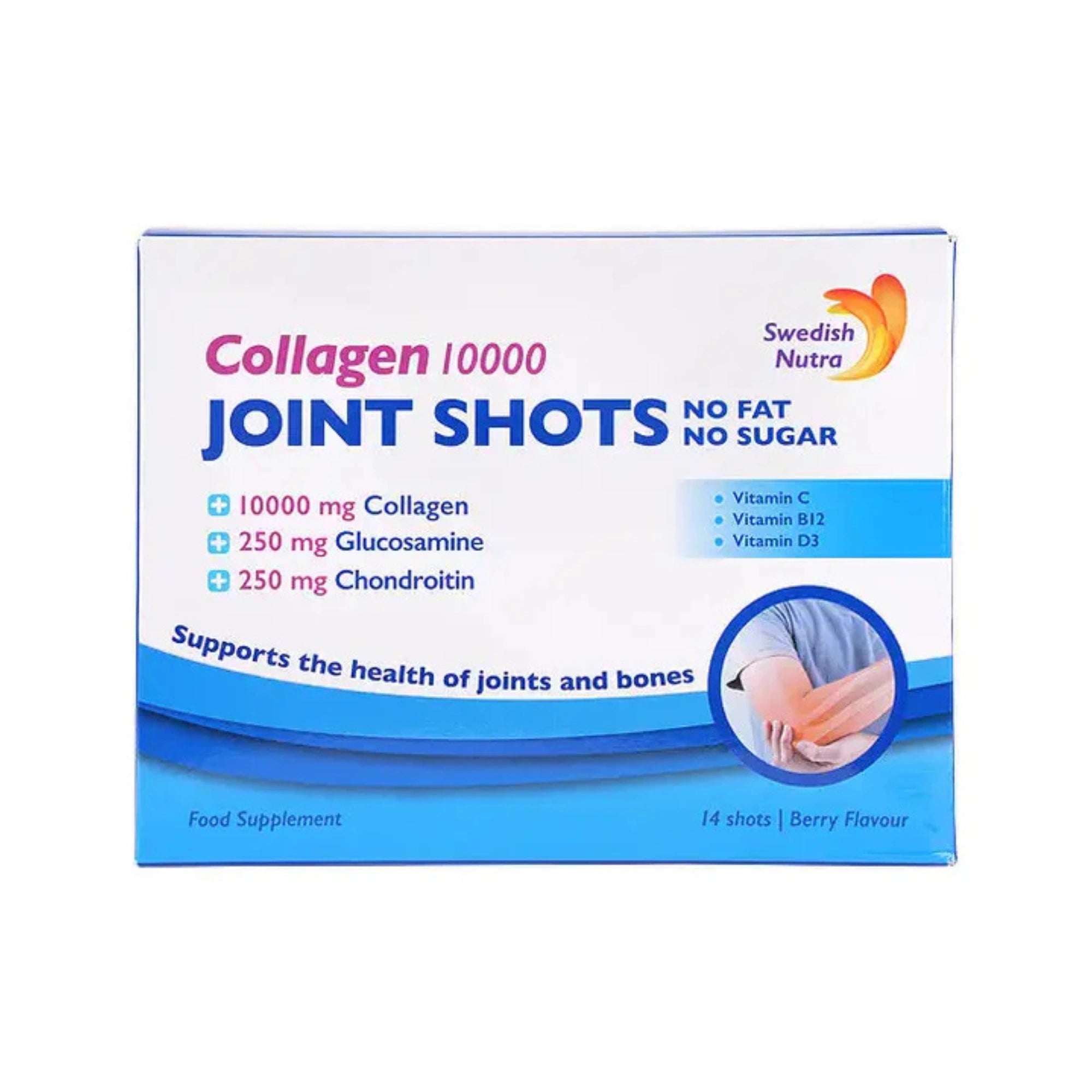Swedish Nutra Collagen 10000 Joint  Shots- 25 ml