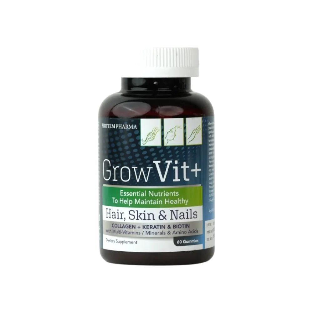 Grow Vit.+ For Hair, Skin And Nails 60 Gummies