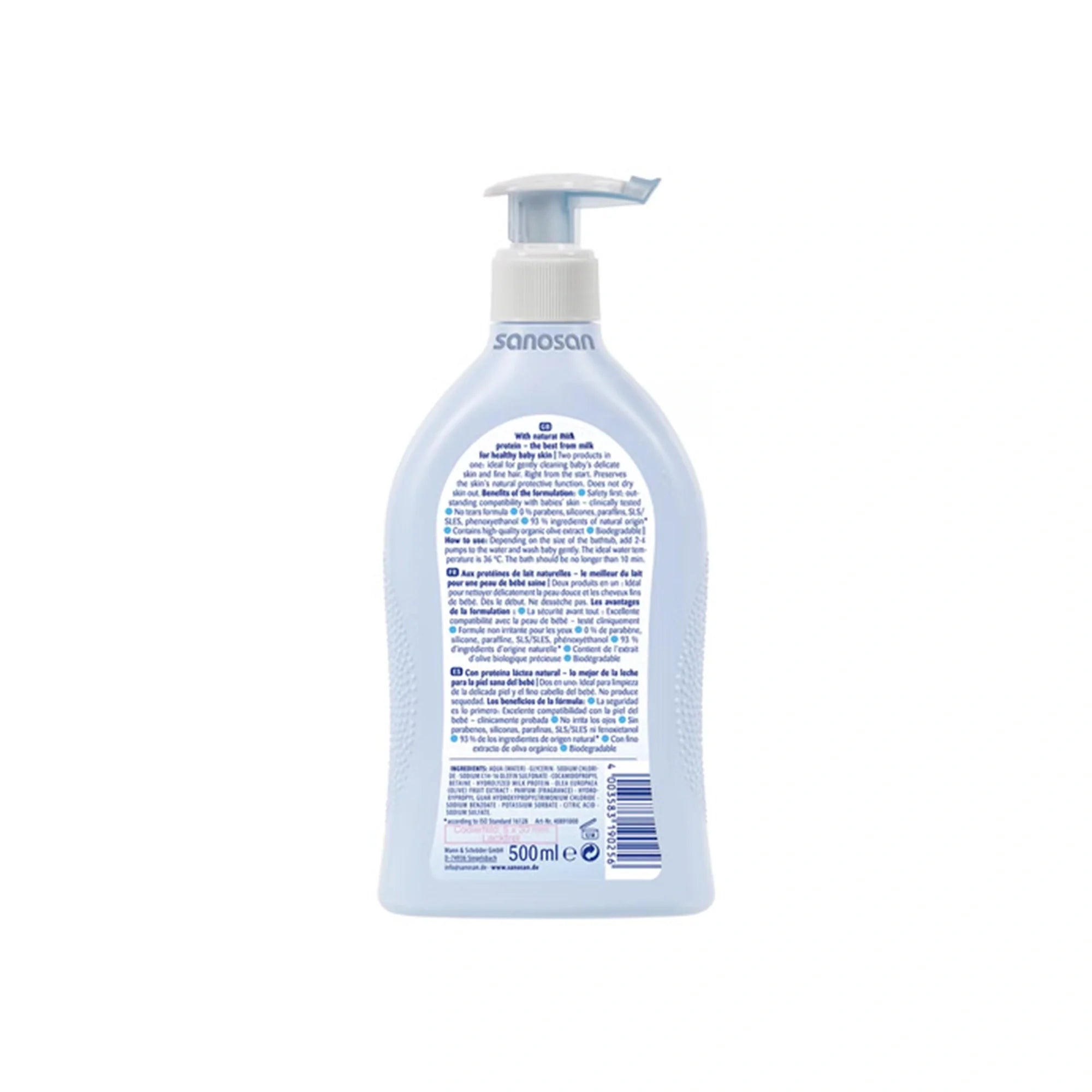 Sanosan Baby Bath & Shampoo 500Ml