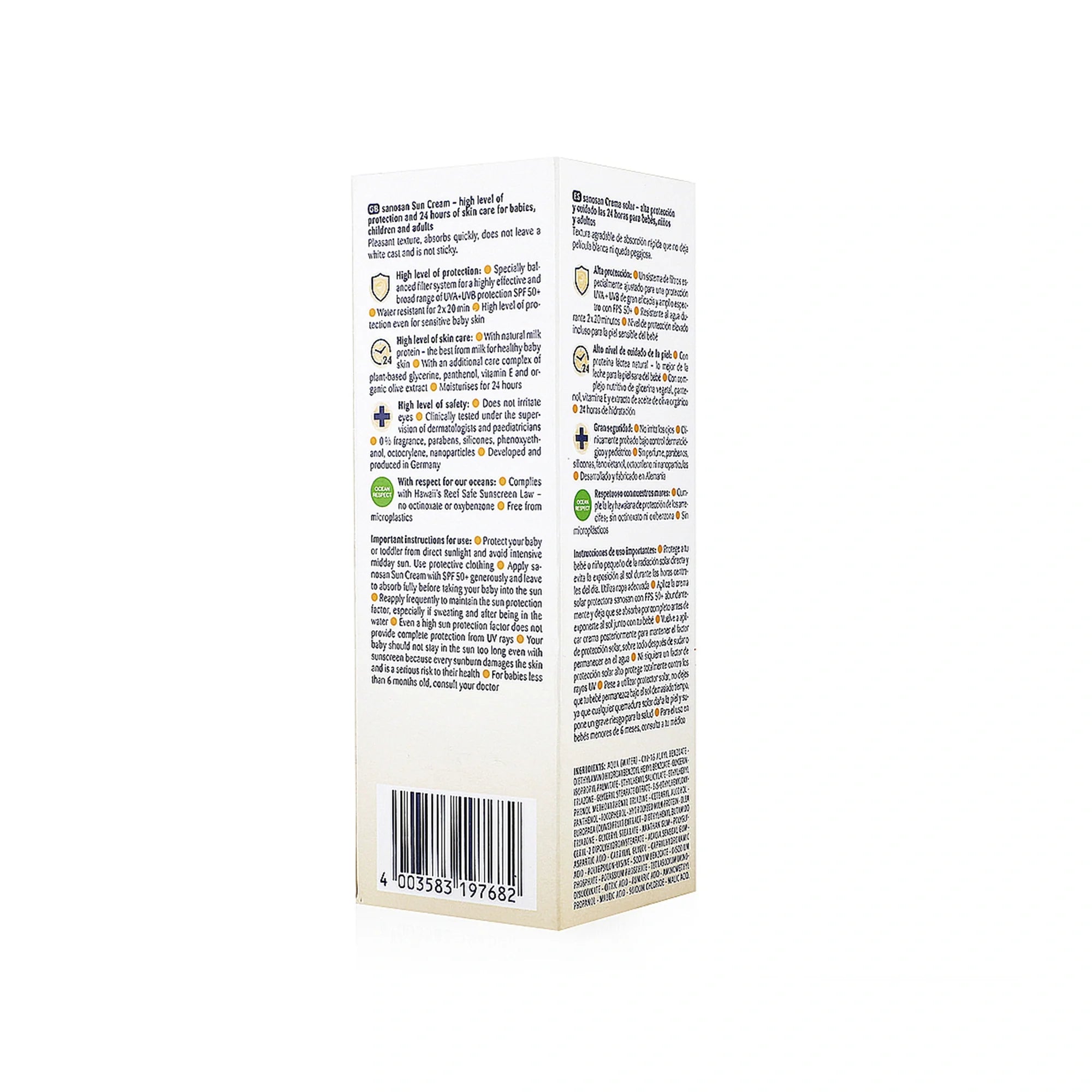 Sanosan Baby Sun Cream Spf 50+ 75Ml