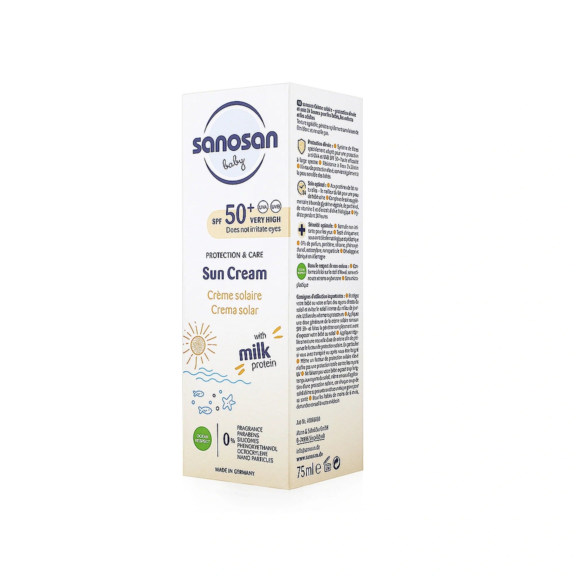 Sanosan Baby Sun Cream Spf 50+ 75Ml