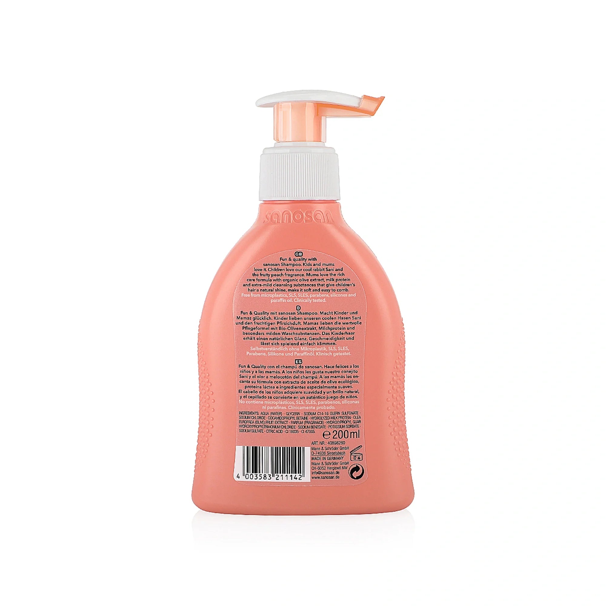 Sanosan Kids Shampoo Peach 200Ml