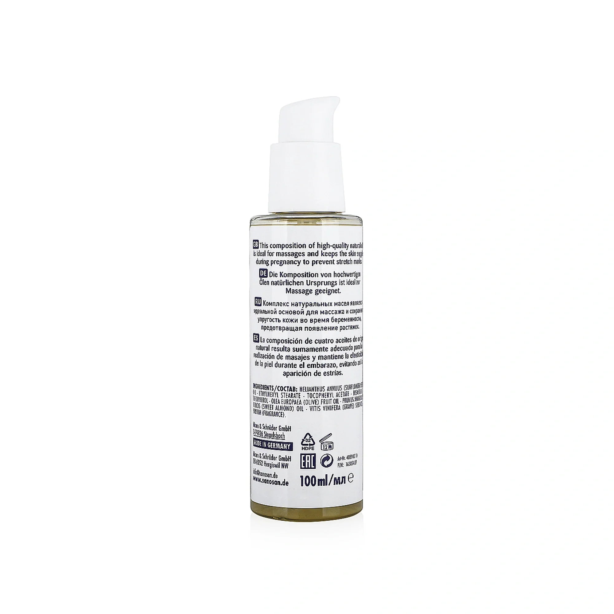 Sanosan Mama Anti Stretch Mark Oil 100Ml