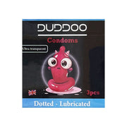 Duddoo Lubricated Dotted Condoms 3 Pcs