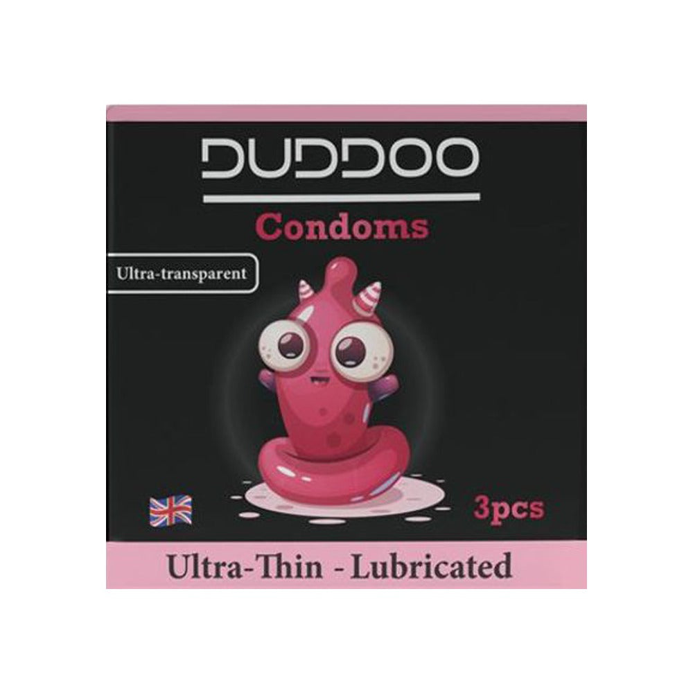 Duddoo Lubricated Anatomic Ultra Thin Condoms 3 Pcs