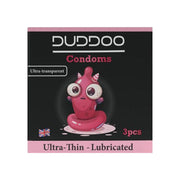 Duddoo Lubricated Anatomic Ultra Thin Condoms 3 Pcs