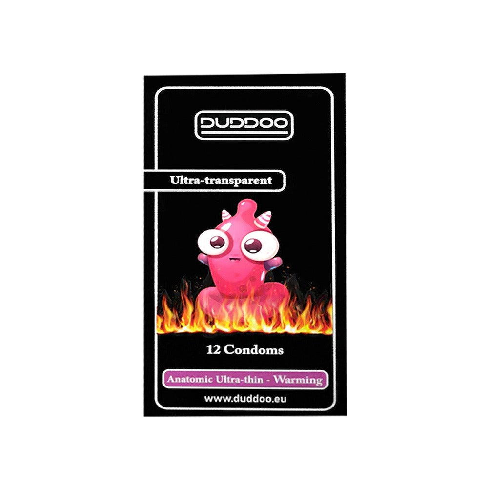 Duddoo Warming Anatomic Ultra Thin Condoms 12 Pcs