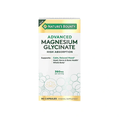 Natures Bounty Advanced Magnesium Glycinate 360mg CAP