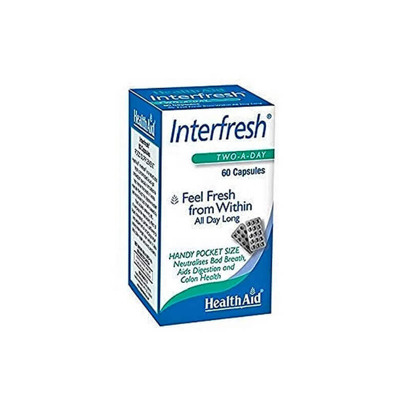 Health Aid Inter Fresh Go 60 Cap