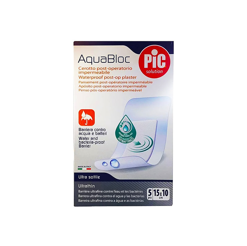 Pic Aqua Bloc Sterile Plaster 10*15cm 5S