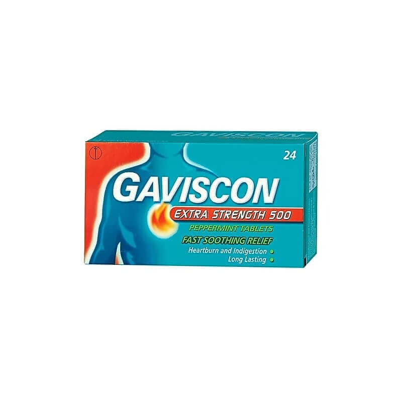 جافيسكون اكسترا حبوب مضغ 24 حبة