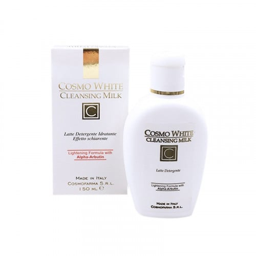 كوزمو وايت غسول حليبي لتفتيح وتنظيف البشرة 150 مل