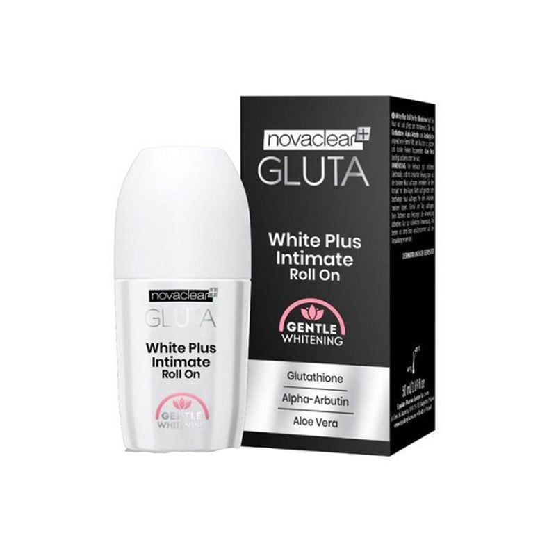 NOVACLEAR GLUTA WHITE PLUS INTIMATE ROLL ON 50 ML