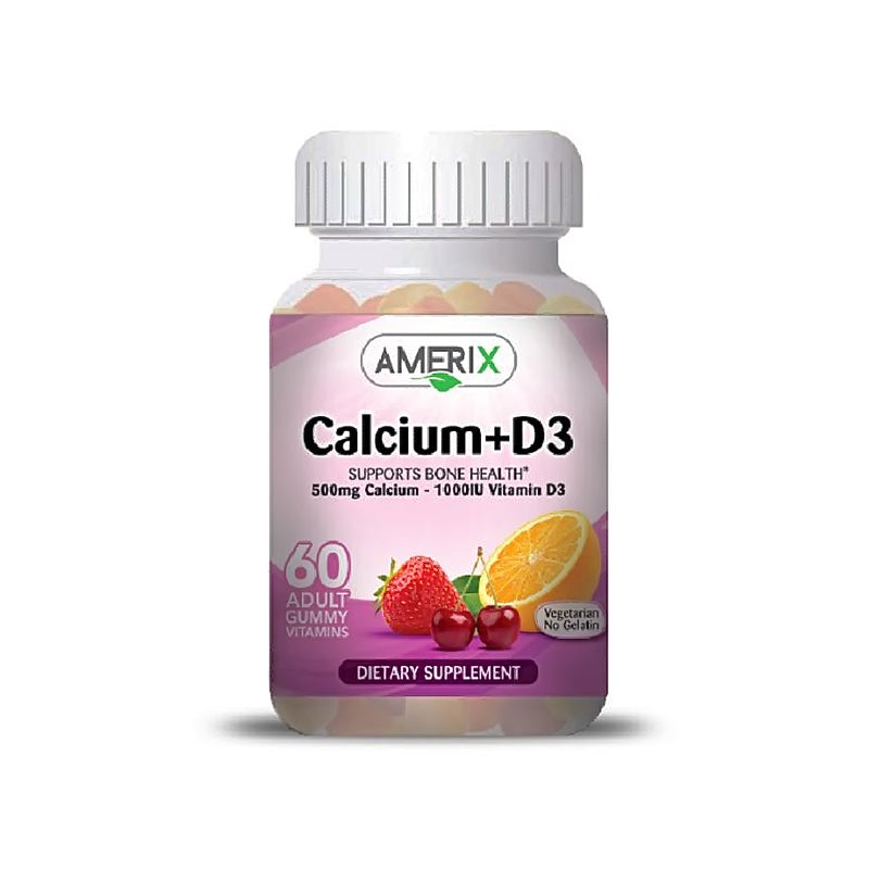 Amerix Calcium + D3 Adult Gummies 60'S