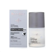 بيزلين رول اون مزيل الرائحة الطبيعي لتفتيح البشرة خال من الألمونيوم مدعم بالفضة 48 ساعة رجال 70 مل 