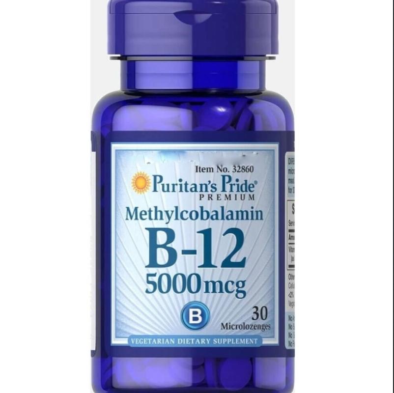 Puritan's Pride Vitamin B12 5000 mg Tabs 30'S